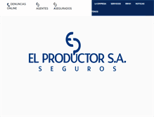 Tablet Screenshot of elproductor.com.py